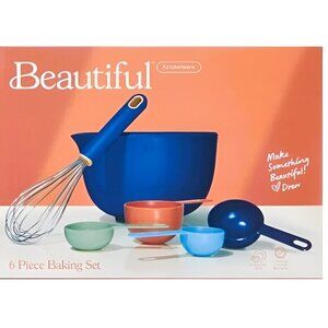 NEW Beautiful by Drew Kitchen Baking Set-Dark Blue-Kitchenware